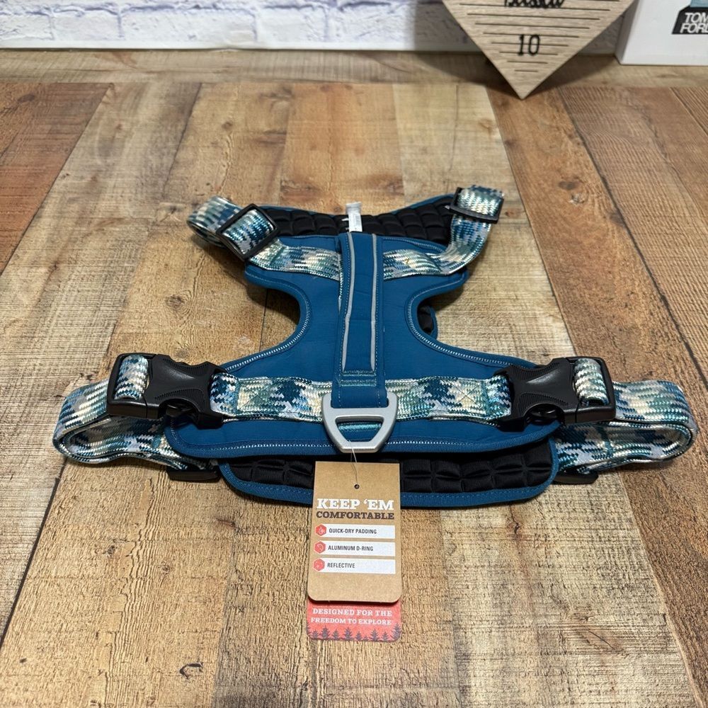 Arcadia Trail Dog Harness Blue Quick-Dry Reflective Padded Play All Day XXL NWT
